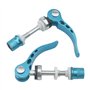 Unxuey Lot de 10 colliers de serrage pour tige de selle de vélo M6 × 65 mm Bleu