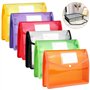 Lot de 6 porte-documents A5