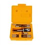 Futchoy Kit de têtes de forage/extracteur MK2 M10 F1-12 50 mm avec 9 barres de perçage de 12 mm et 1 mallette en plastique