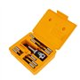 Futchoy Kit de têtes de forage/extracteur MK2 M10 F1-12 50 mm avec 9 barres de perçage de 12 mm et 1 mallette en plastique
