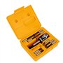 Futchoy Kit de têtes de forage/extracteur MK2 M10 F1-12 50 mm avec 9 barres de perçage de 12 mm et 1 mallette en plastique