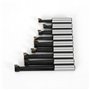 Futchoy Kit de têtes de forage/extracteur MK2 M10 F1-12 50 mm avec 9 barres de perçage de 12 mm et 1 mallette en plastique