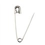 Mr.do Épingles de Sûreté 50 Pièces en 4 Tailles Assorties avec Boîte Finger Guard Argent en Acier Carbone