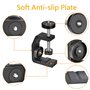 UTEBIT Pince Accroche Caméra de Vis 1/4 + Mini Rotule Pivotante à 360° Support Orientable Caméra en Alliage d'Aluminium Charge M