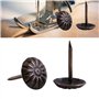 100pcs bronze antique tapisserie d'ameublement clou bois décoratif clou pour décor de meubles de maison ( Size : Type7-green Bro