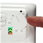 Yosoo - Thermostat blanc pour contrôler la température, l'air conditionné, etc. (16 A, 230 v)