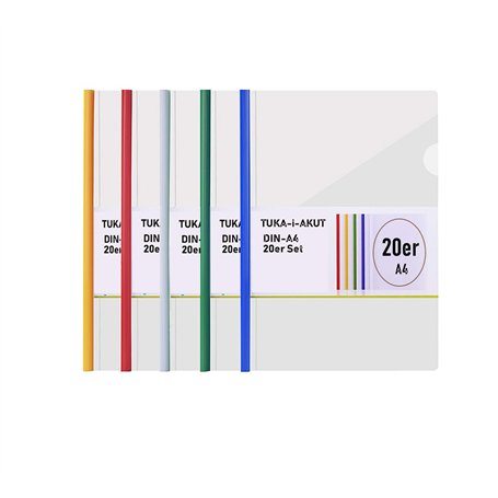 TUKA-i-AKUT 20x A4 Reliure Barre Coulissante