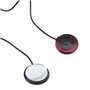 EMSea 2pcs Micro Piézo Transducteur de Microphone à Contact Piézo-électrique avec Câble 1/4 Femelle Jack 12 pouces Adhésif pour 