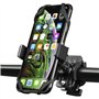 SCOOTISFACTION Support de téléphone universel en plastique noir pour guidon de trottinette électrique de vélo Xiaomi Noir