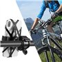 SCOOTISFACTION Support de téléphone universel en plastique noir pour guidon de trottinette électrique de vélo Xiaomi Noir