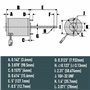 AMBITIONMOTOR Moteur de rechange pour épandeur de diffusion ATVS100 3008793 Buyers SaltDogg