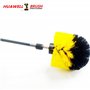 Lot de 4 brosses de nettoyage en nylon avec rallonge de 15,2 cm pour tous les usages généraux de nettoyage et de récurage