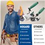 HJYDGJ Lot de 2 truelles d'angle - En acier inoxydable - Pour l'intérieur et l'extérieur - Avec spatule d'angle - Truelle de bor