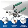 HJYDGJ Lot de 2 truelles d'angle - En acier inoxydable - Pour l'intérieur et l'extérieur - Avec spatule d'angle - Truelle de bor