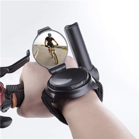 Zueyen Cyclisme Vélo Vélo Vue Arrière Miroir Poignet Garde Bracelets Retour Miroir