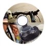 Zueyen Cyclisme Vélo Vélo Vue Arrière Miroir Poignet Garde Bracelets Retour Miroir, Rétroviseur Universel pour Le Poignet, Porta