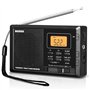 Benss Radio Portable Digitale AM FM SW Radio de Poche Mini Personnel Transistor Radio avec Haut-Parleur Affichage LED Réveil