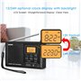 Benss Radio Portable Digitale AM FM SW Radio de Poche Mini Personnel Transistor Radio avec Haut-Parleur Affichage LED Réveil, Ex