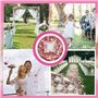 ZOOMPIL Confettis de Pétales Naturels, Pétales de Rose Séchés, Mariage de Fleurs Dispersées, Confettis de Pétales de Rose Biodég