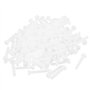 sourcingmap 100pcs Vis Nylon M2 x 12mm en Nylon 6/6 Phillips Drive Vis Mécanique gris blanc