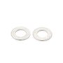 sourcingmap M5x10mmx0.5mm Rondelle Plate en Acier Inoxydable Rond pour Vis à Boulon 100Pcs