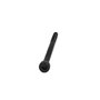 sourcing map 25pcs M4x60mm Vis à Tête Cylindrique à Six Pans Creux Tête Hexagonale Boulon Demi Filetage en Acier Allié 12.9 Noir
