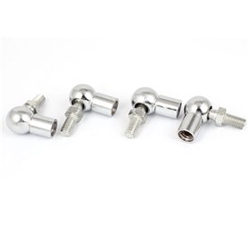 sourcing map Tige Extrémité Roulement à Billes avec Goujon Main Droite Femelle Filetage M10x1.5mm et Main Droite Mâle Filetage M