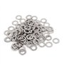 sourcing map M6x10mmx1mm Rondelle Plate en Acier Inoxydable Rond pour Vis à Boulon 100Pcs