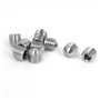 sourcing map Vis Pointeau Conique pour Poignée de Porte Vis Sans Tête Hexagonale M10x10mm acier inoxydable 304 10pcs