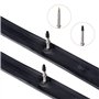 4PCS 35/43-622 Chambres à air 700CX35C/43C FV48mm Valve Kompatible 28 Pouces/700C Chambre à air 28x1.40 28x1.50 28x1.60 700x35C 