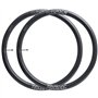 4PCS 35/43-622 Chambres à air 700CX35C/43C FV48mm Valve Kompatible 28 Pouces/700C Chambre à air 28x1.40 28x1.50 28x1.60 700x35C 