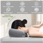 HOVCEH Coussin Massage Visage, 32*27*15cm Oreiller de Massage SPA avec Trou, Oreiller de Massage Pour Le Visage, Oreiller de Mas