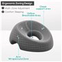 HOVCEH Coussin Massage Visage, 32*27*15cm Oreiller de Massage SPA avec Trou, Oreiller de Massage Pour Le Visage, Oreiller de Mas