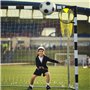 2 pièces Cible Football, Afenau 45cm Cage Foot avec Sangle de Maintien Réglable, Mini Filet Cage de Foot, But de Foot Cible Enfa