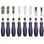 CHANG QI Kit Nettoyage Injecteur pour siège d'injecteur et Arbre d'injecteur 19 pièces, Buses d'injection avec brosses de Nettoy