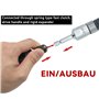 CHANG QI Kit Nettoyage Injecteur pour siège d'injecteur et Arbre d'injecteur 19 pièces, Buses d'injection avec brosses de Nettoy