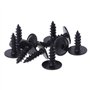 Cuigu 10 Pièces Couvert de Moteur Protection Anti-éclaboussures Passage de Roue Vis Clips 5x16mm