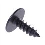 Cuigu 10 Pièces Couvert de Moteur Protection Anti-éclaboussures Passage de Roue Vis Clips 5x16mm