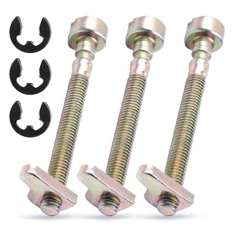 Haishine 3 Pcs/lot Tendeur de chaîne du vis de réglage Remplacement pour McCulloch 335 338 435 436 438 440 441 442 444 & partena