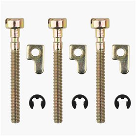 Haishine Vis Tendeur de Réglage Chaîne de Barre 3 Pcs Kit pour Husqvarna 36 41136 136LE 141 141LE 137 137E 142 142E 235 240 Remp