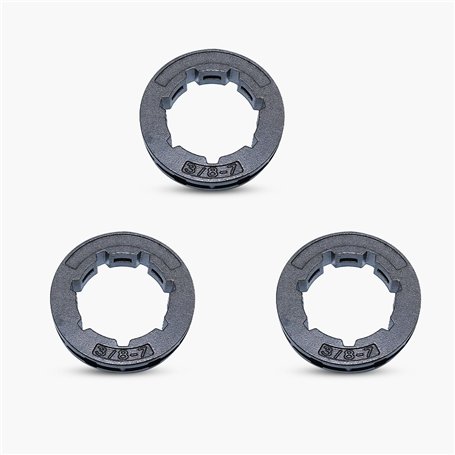 Haishine Pignon Jante 3/8" 7T Pignon 22mm pour Husqvarna 365 362 371 372 Tronçonneuse Pignon pour Stihl MS361 MS362 MS440 MS441