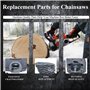 Haishine Kit de roulement de piston de cylindre plaqué Nikasil pour Husqvarna 51 55 Rancher (46mm) Joint de conduite de filtre à