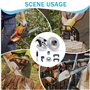 Adefol Pignon et Embrayage pour Husqvarna 345 445 340 450, Pignon de Chaîne .325'' Pas 6 Dents + Tambour d'embrayage + Roulement