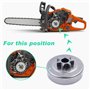 Adefol Kit de Pignon pour STIHL 021 023 025 MS210 MS230 MS250 Tronçonneuse, Pignon + Tambour d'embrayage + Griffes + Roulement +