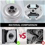 Kit de Pignon pour Husqvarna 445 445II 450 450II Tronçonneuse, ADEFOL .325 Pignon (7 dents) avec Embrayage + Griffe + Pompe à Hu