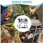 Kit de Pignon pour Husqvarna 445 445II 450 450II Tronçonneuse, ADEFOL .325 Pignon (7 dents) avec Embrayage + Griffe + Pompe à Hu
