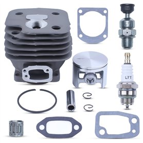 Adefol 52 mm Cylindre Piston Bougie d'allumage Roulement à Aiguilles Kit pour Husqvarna 268 272 272XP 268XP 61 268 K Tronçonneus