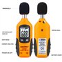 OKEPS Mètre du Niveau sonore, Risepro® Digital Audio Decibel Mètre Bruit Mesurer Appareil Double testeur de gammes 40dba-130dba 