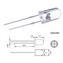 100 Pièces Diodes Électroluminescentes Diode Led 10 Couleurs 5 mm