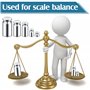 Poids d'Étalonnage 1g 2g 5g 10g 20g Étalonnage Poids à l'Échelle de Gram Set pour Balance Numérique et 1 Pièce Pince à Épiler de